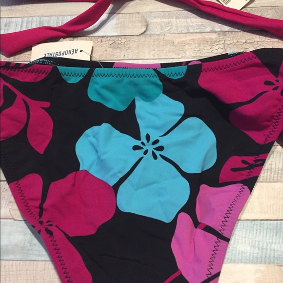 NWT Aeropostale Hawaiian Tropical Floral Bikini - Picture 5 of 5